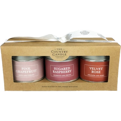 Pink Candle Gift Set